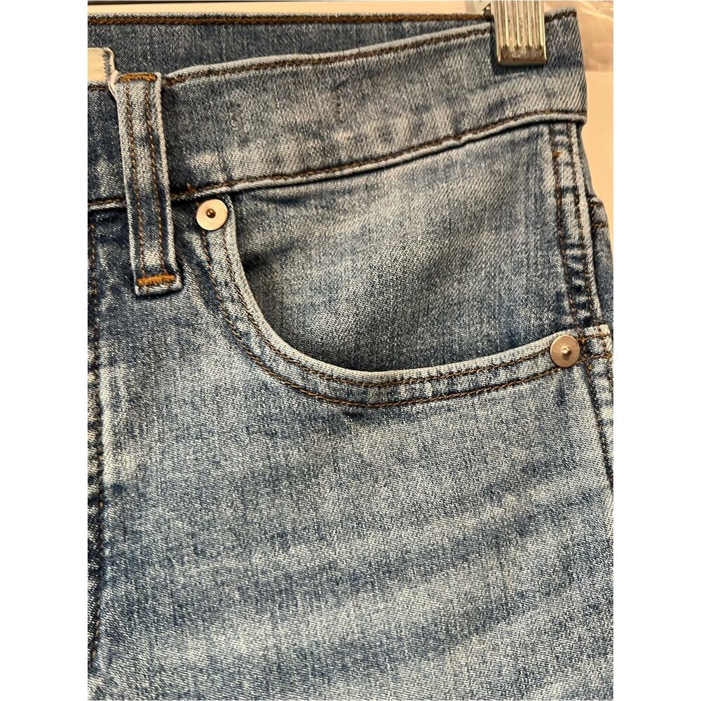 Madewell Cali Demi-Boot Jeans Raw Hem Medium Wash Size 27 - Picture 10 of 13
